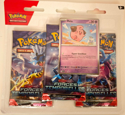 Blister Tripack 3 boosters de forces Temporelles Mélo Français