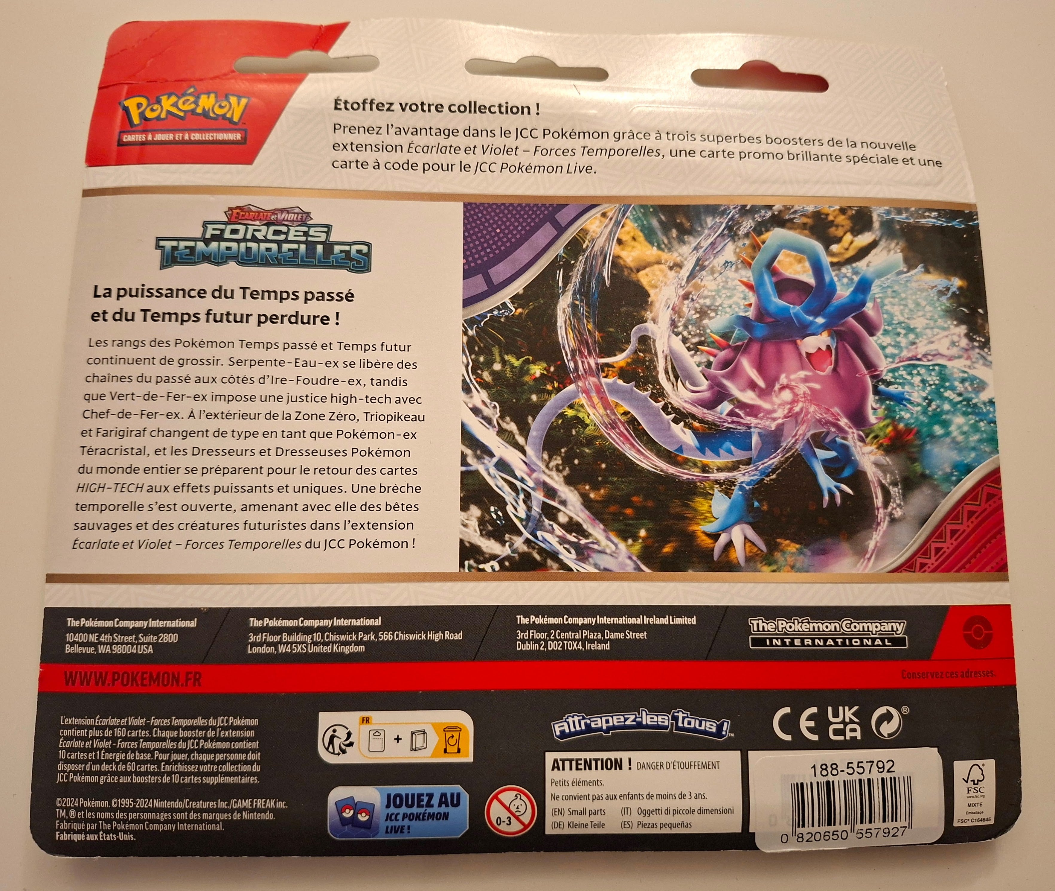 Blister Tripack 3 boosters de forces Temporelles Mélo