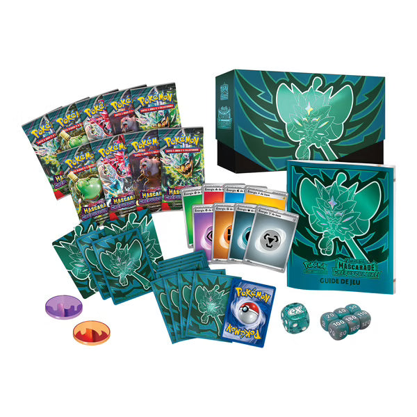 ETB Mascarade Crépusculaire Coffret Pokémon dresseur d'Elite